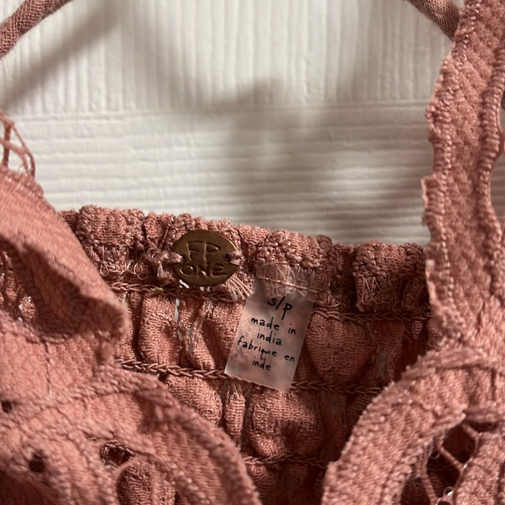 Free People Pink Lacey Dress - Picture 2 of 3
